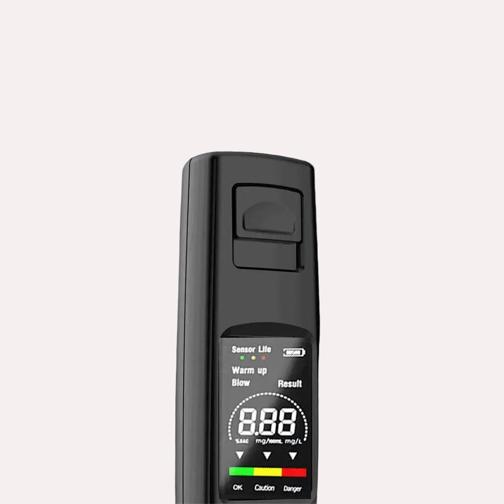 Portable Alcohol Tester Professional High Sensitivity Breathalyzer Alcohol Test Digital Breath Alcohol Tester Type-C Charging